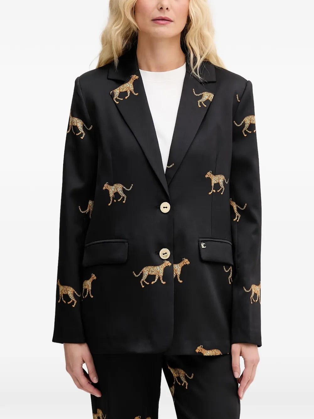 Blaze con estampado de leopardo