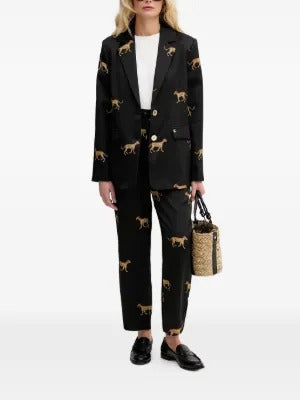 Blaze con estampado de leopardo