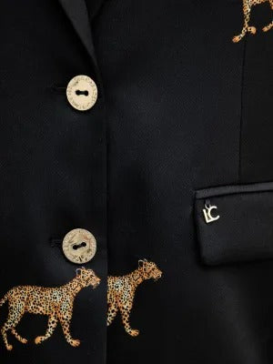 Blaze con estampado de leopardo