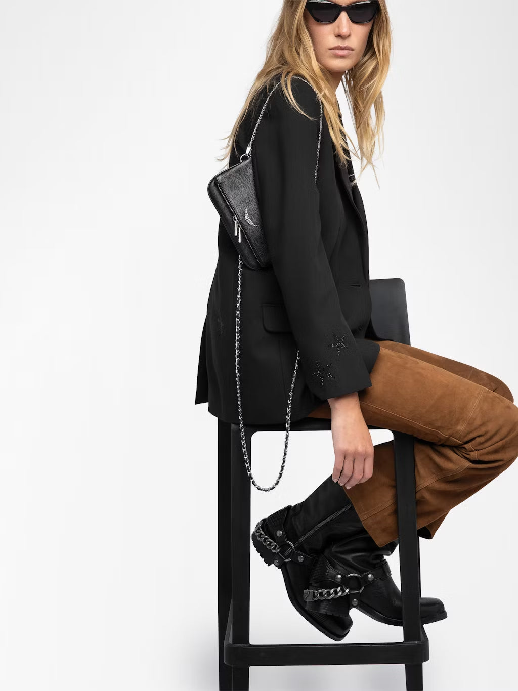 Bolso Nano Rock  Grained Leather