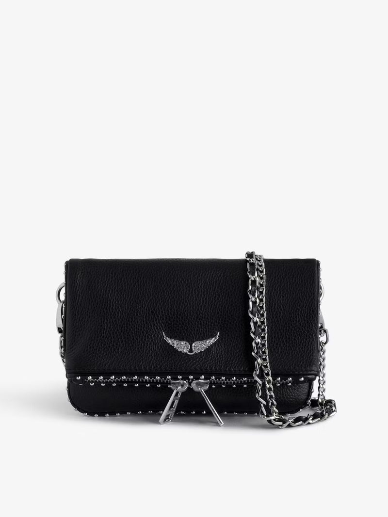 Bolso Nano Rock Grained Leath Studs