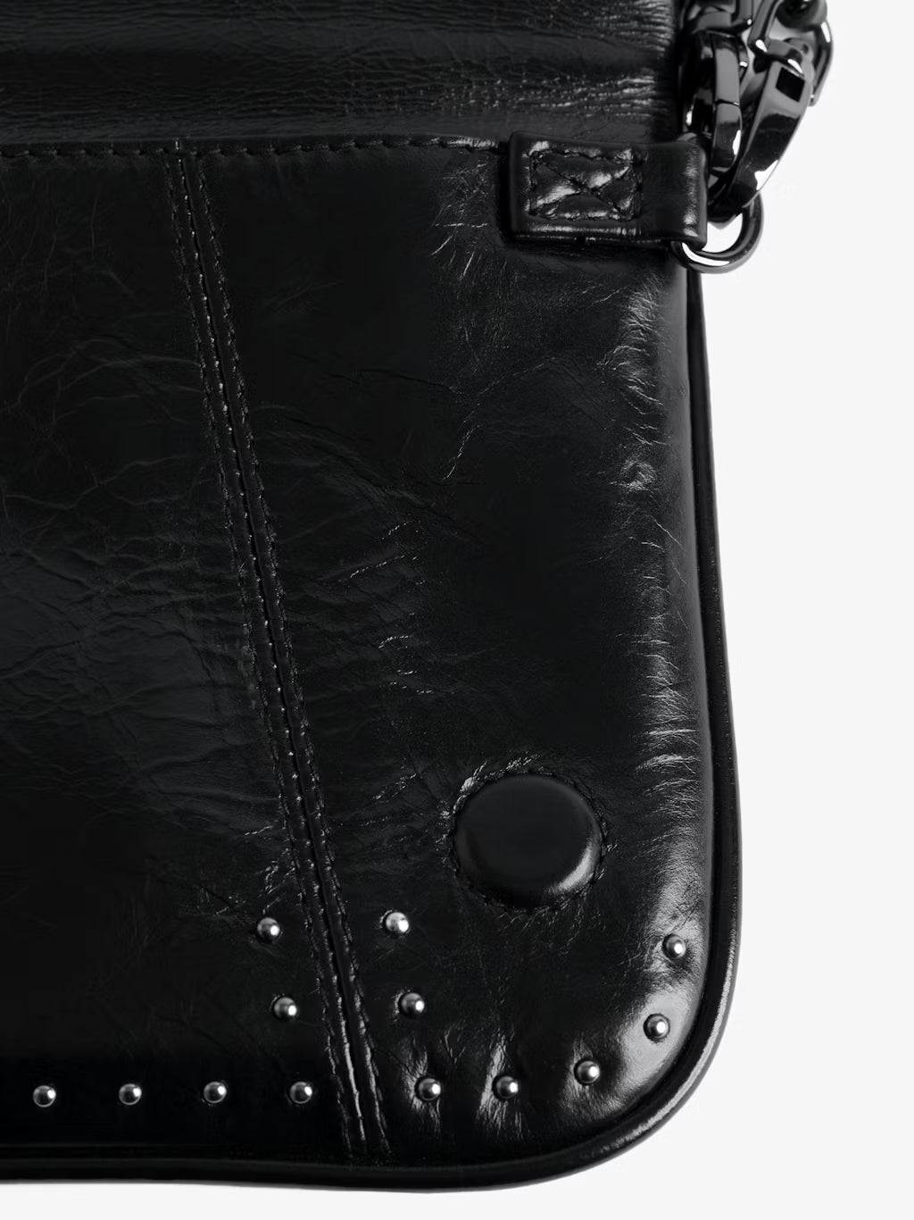 Bolso Rock Vintage Patent Studs