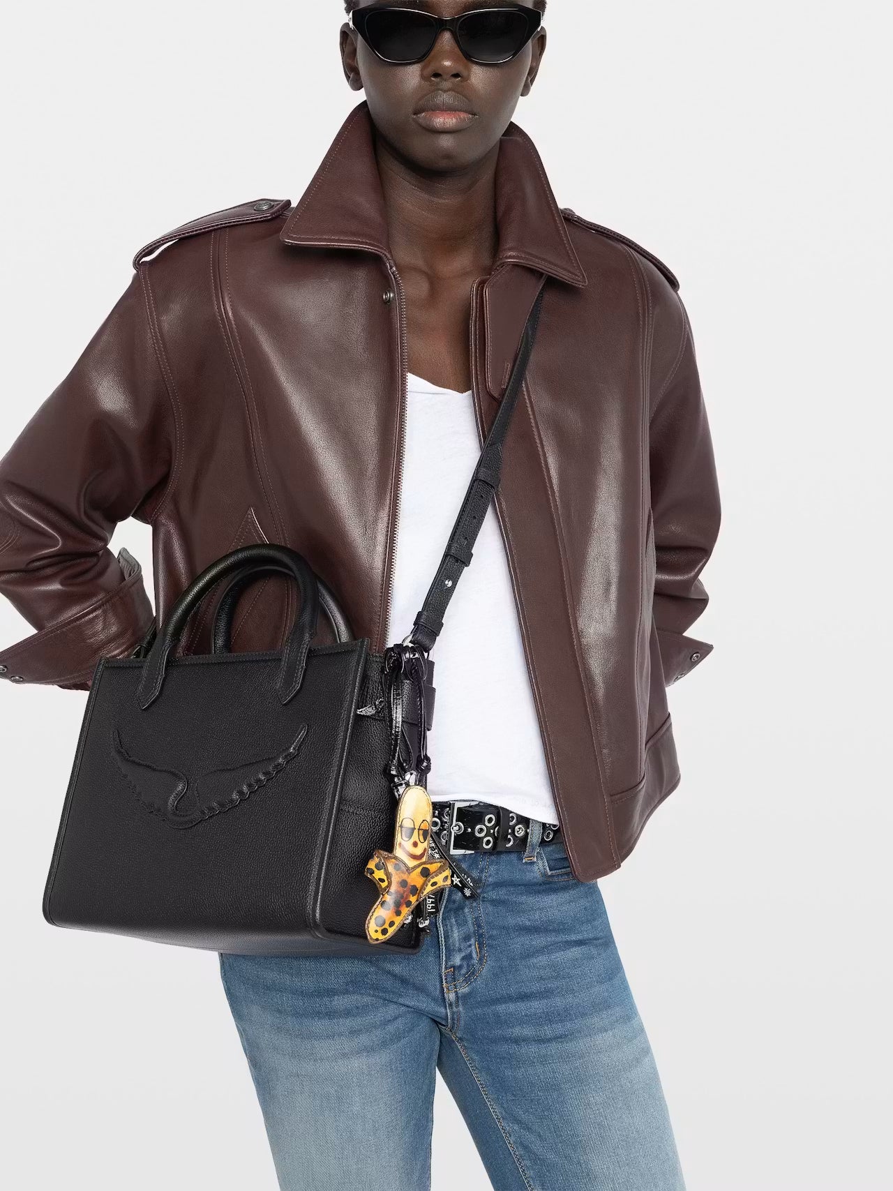 Bolso Angel Tote Xs Grained Leather