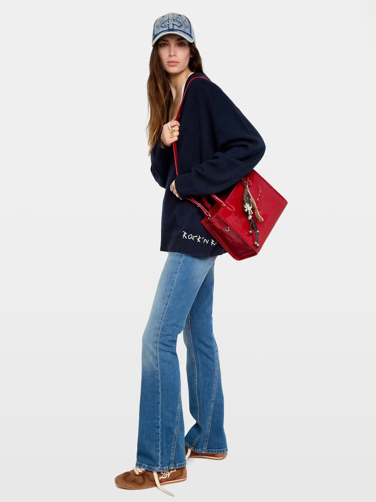 Angel Tote Xs Wrinkled Patent
