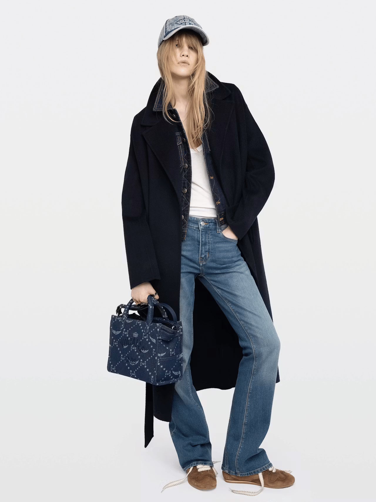 Bolso Angel Tote Xs Denim Monogram