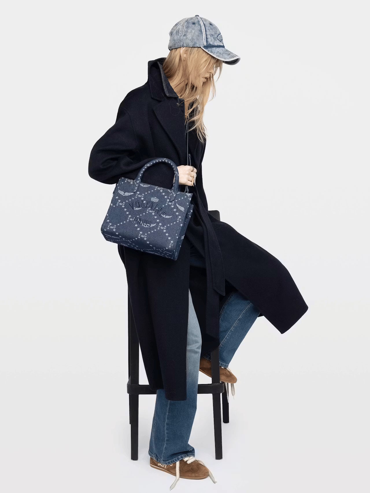 Bolso Angel Tote Xs Denim Monogram