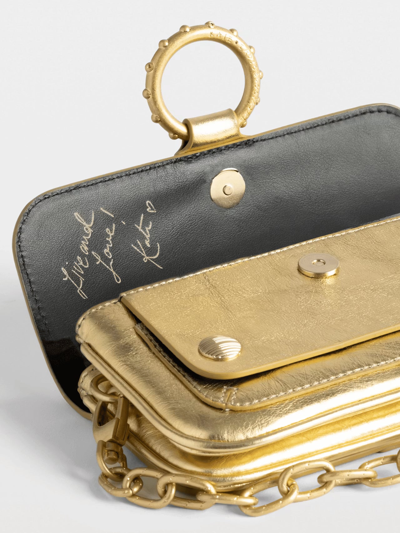 Bolso Kate Wallet Vintage Metal