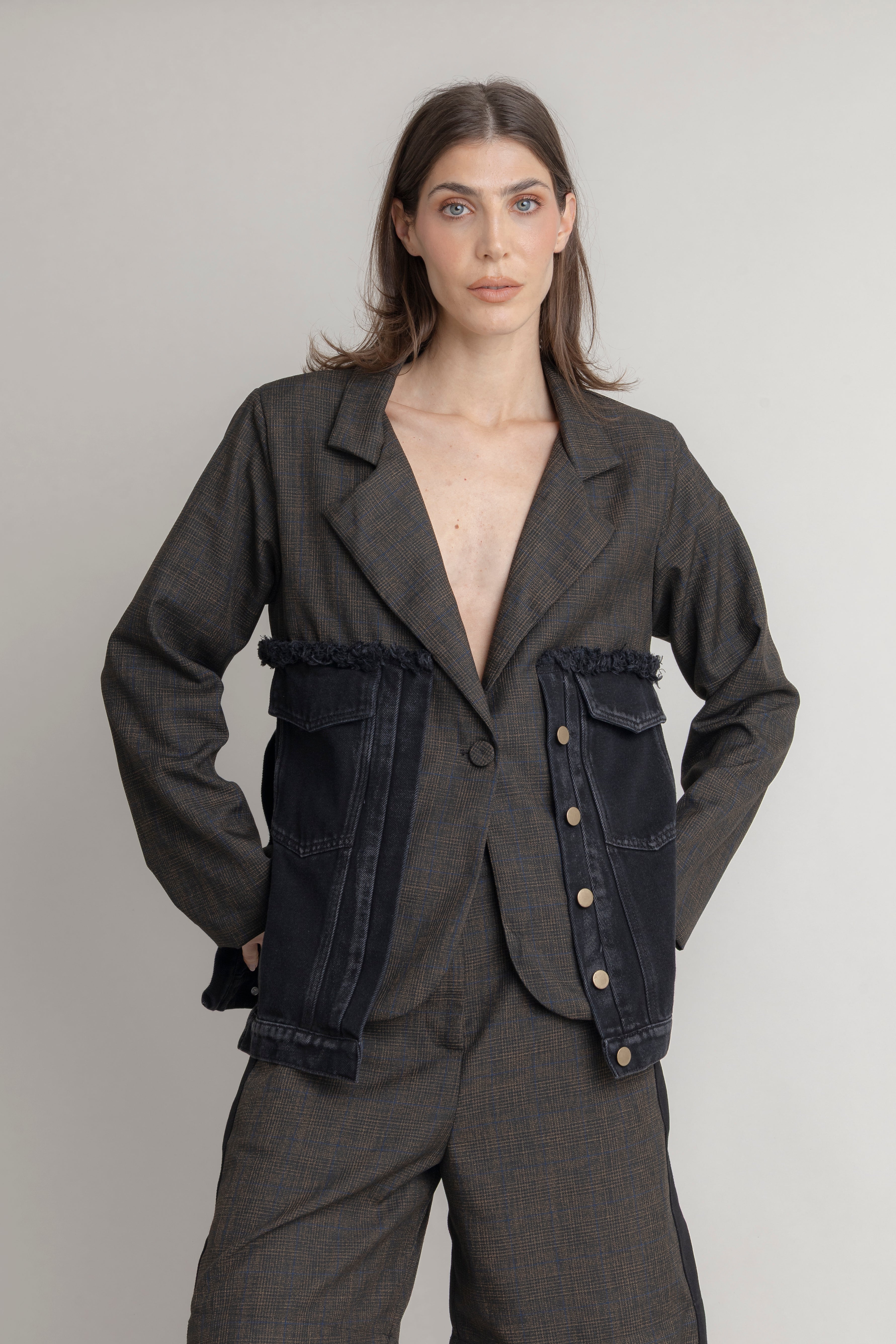 Blazer Doble Tela