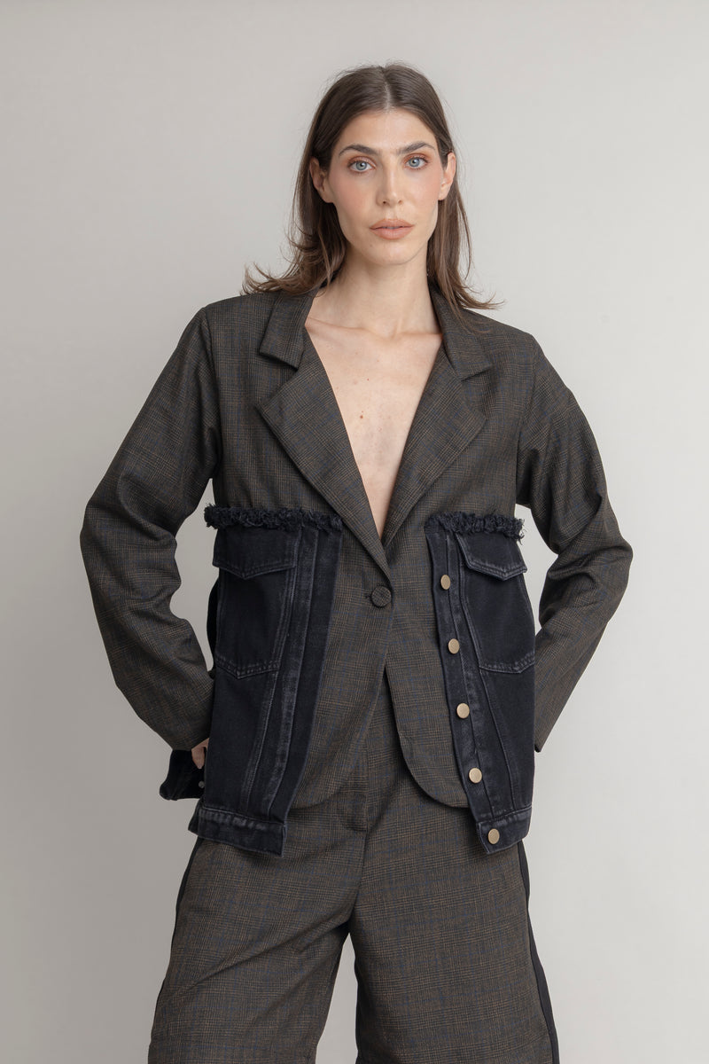 Blazer Doble Tela