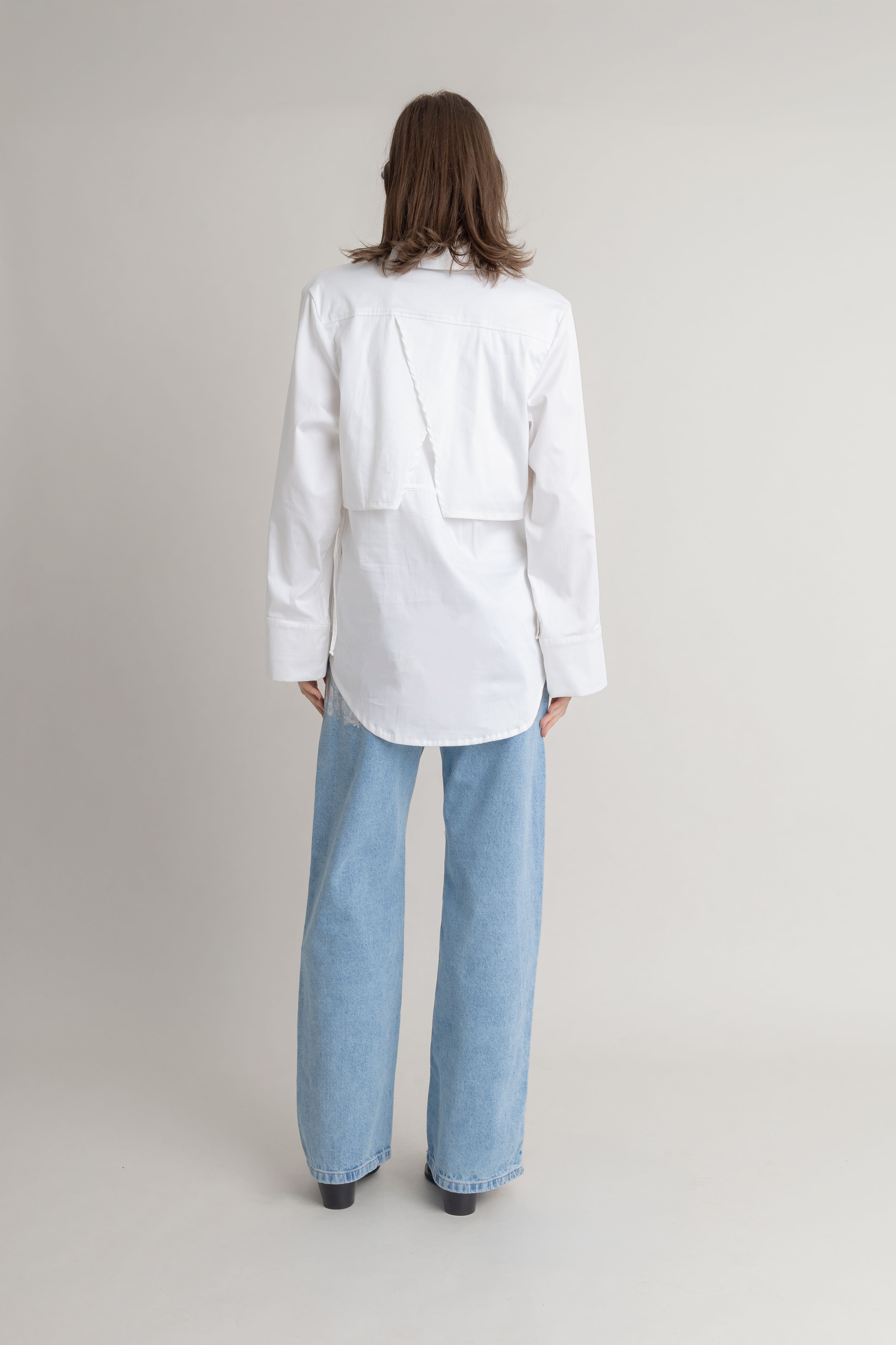 Jean Con Foil Plateado