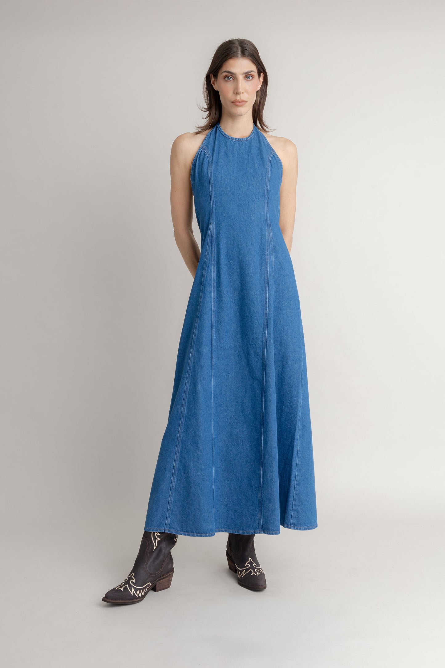 Maxi Vestido De Jean