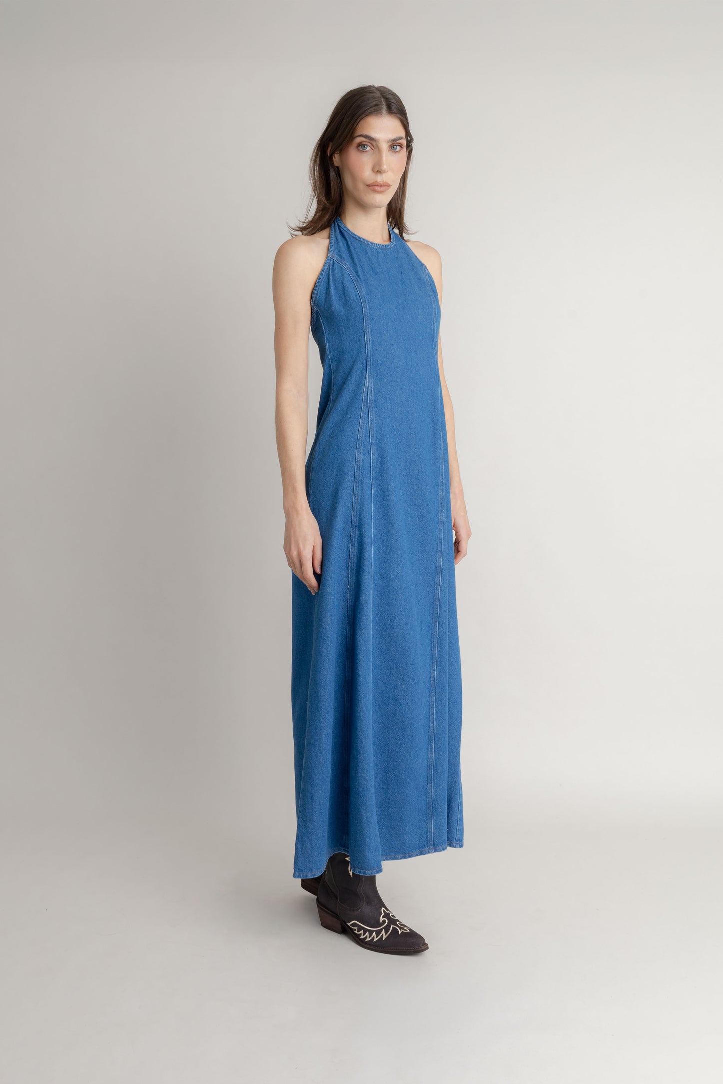 Maxi Vestido De Jean