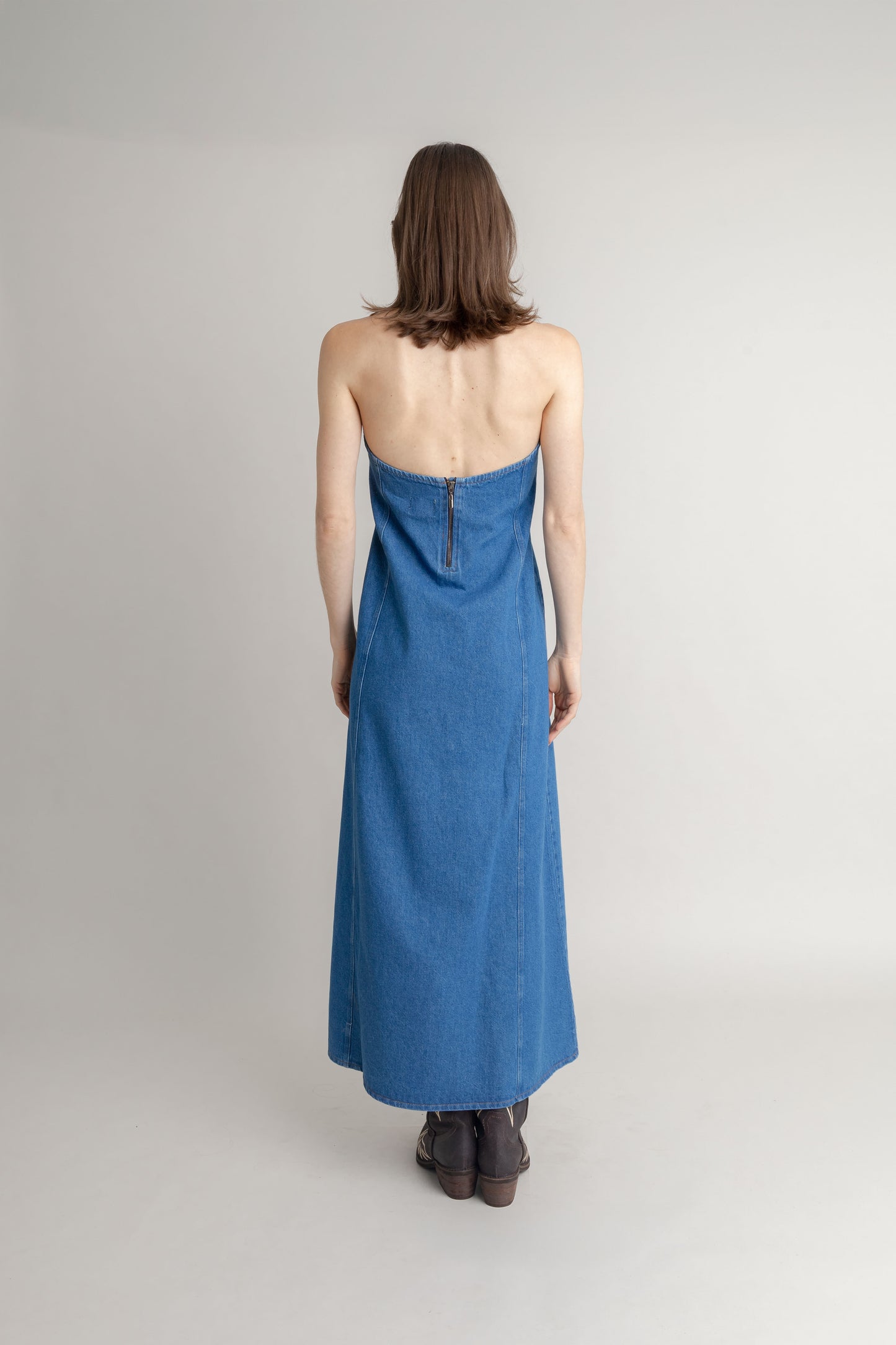 Maxi Vestido De Jean