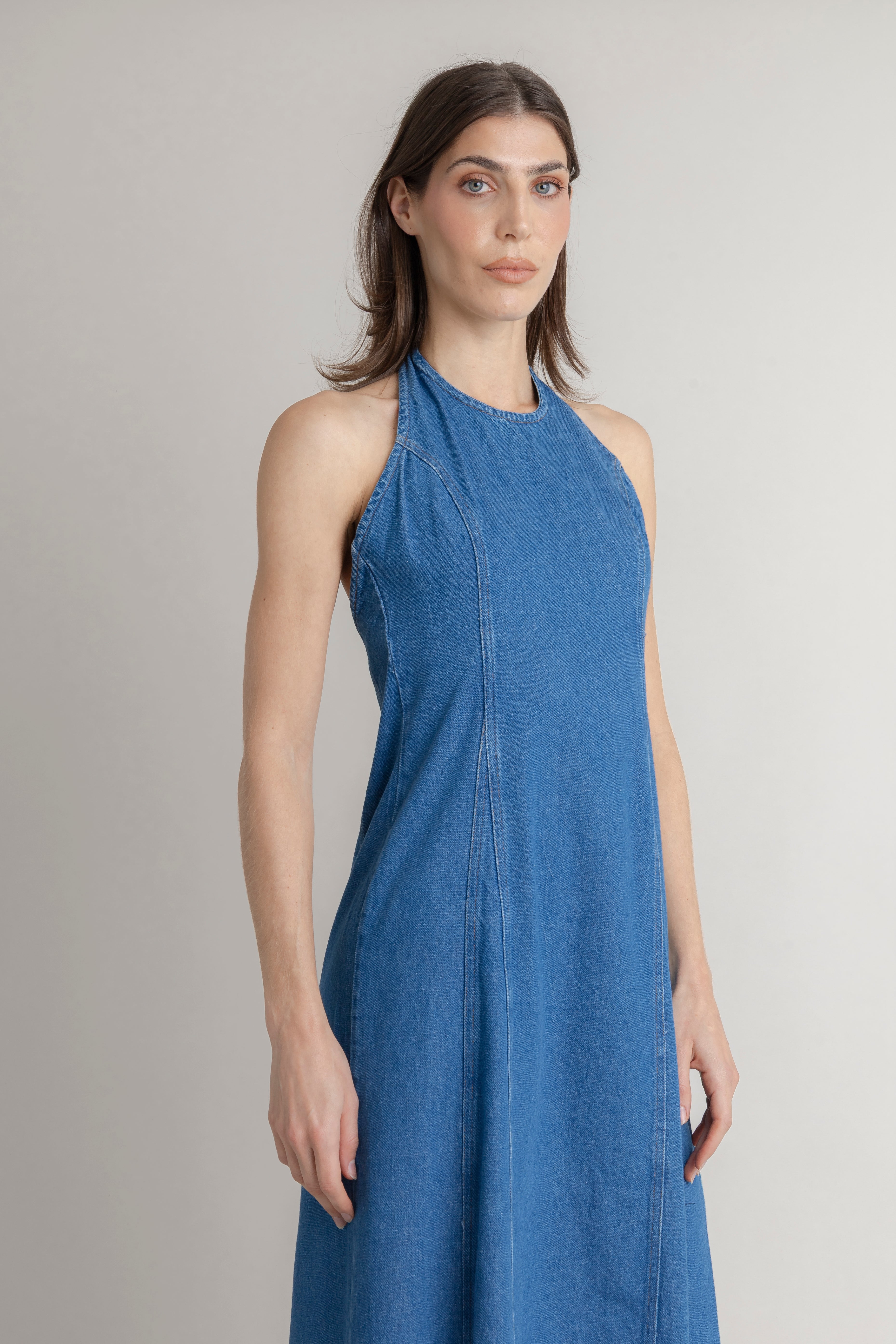 Maxi Vestido De Jean