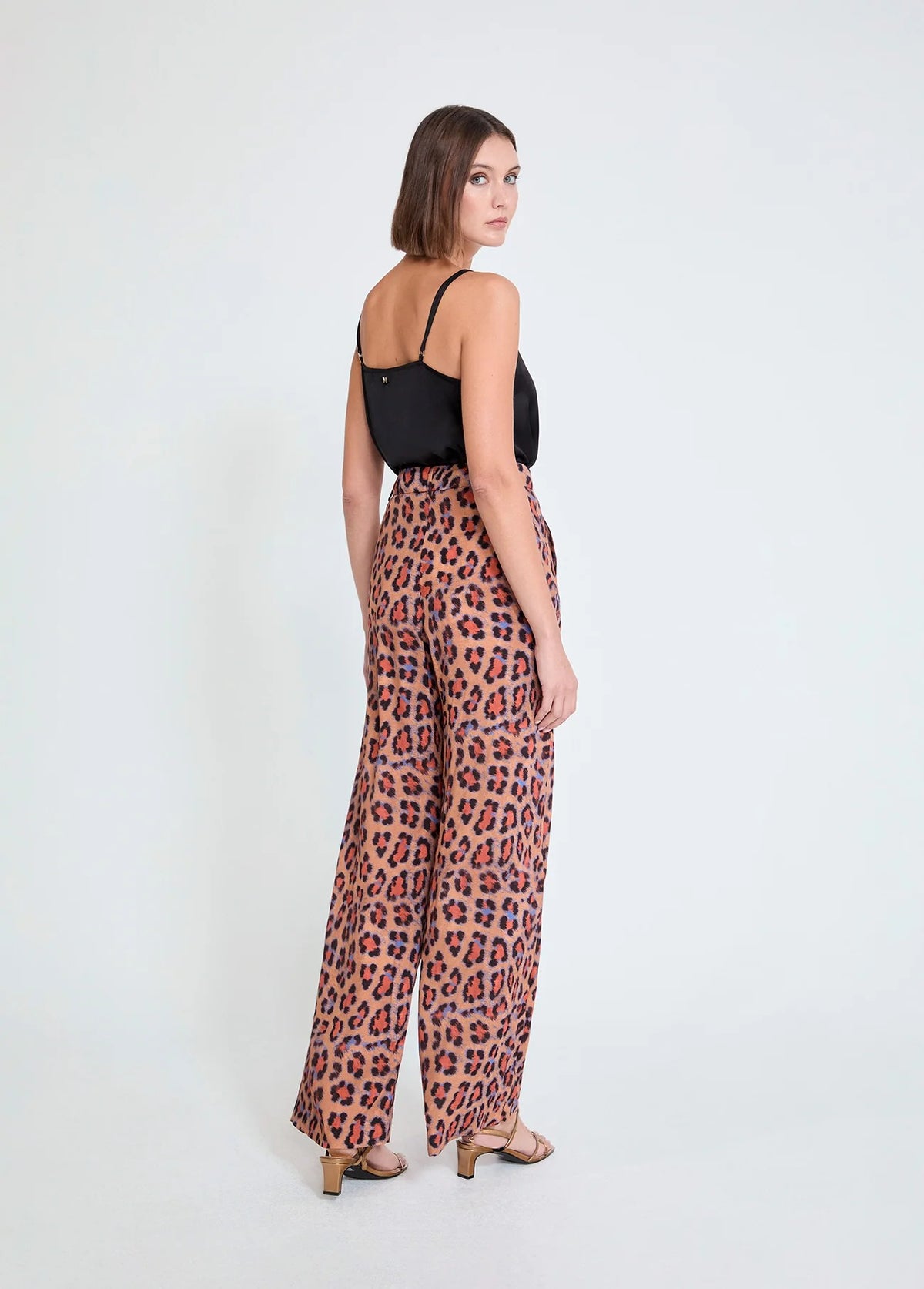 Pantalón Palazzo  Animal Print