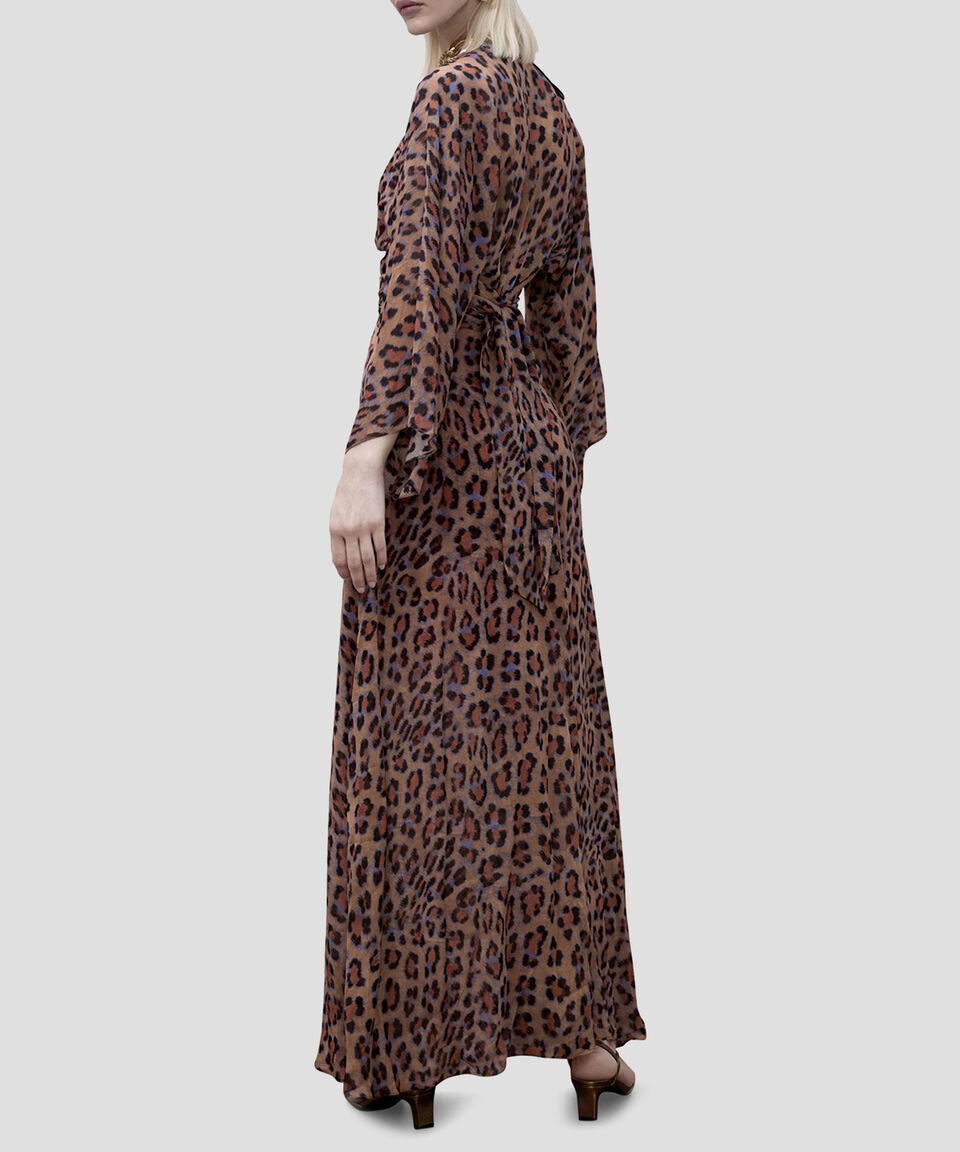 Maxi Vestido Animal Print
