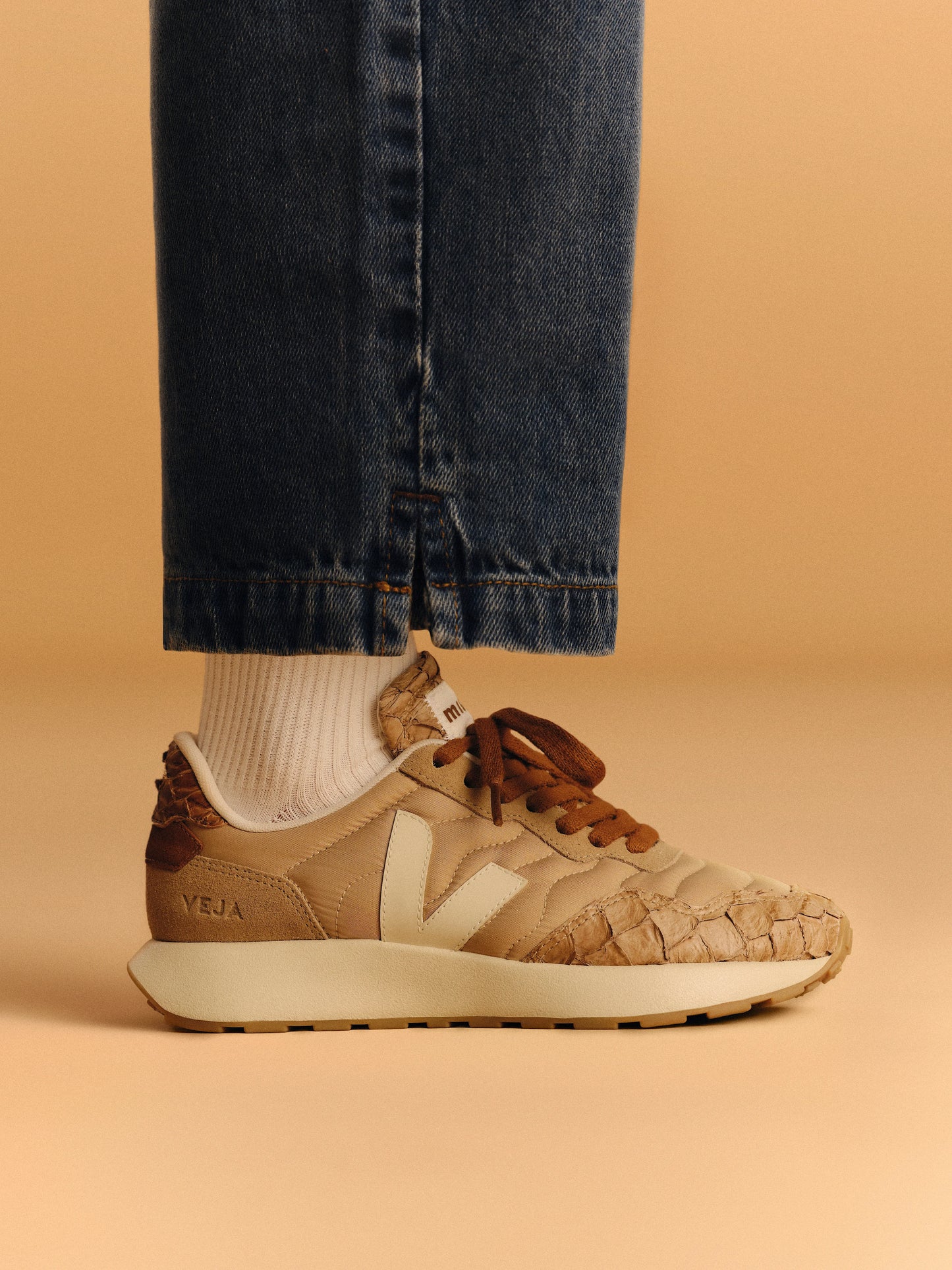 Zapatillas Veja De Mujer Paulistana Nolyn Veja X Misci Almendra