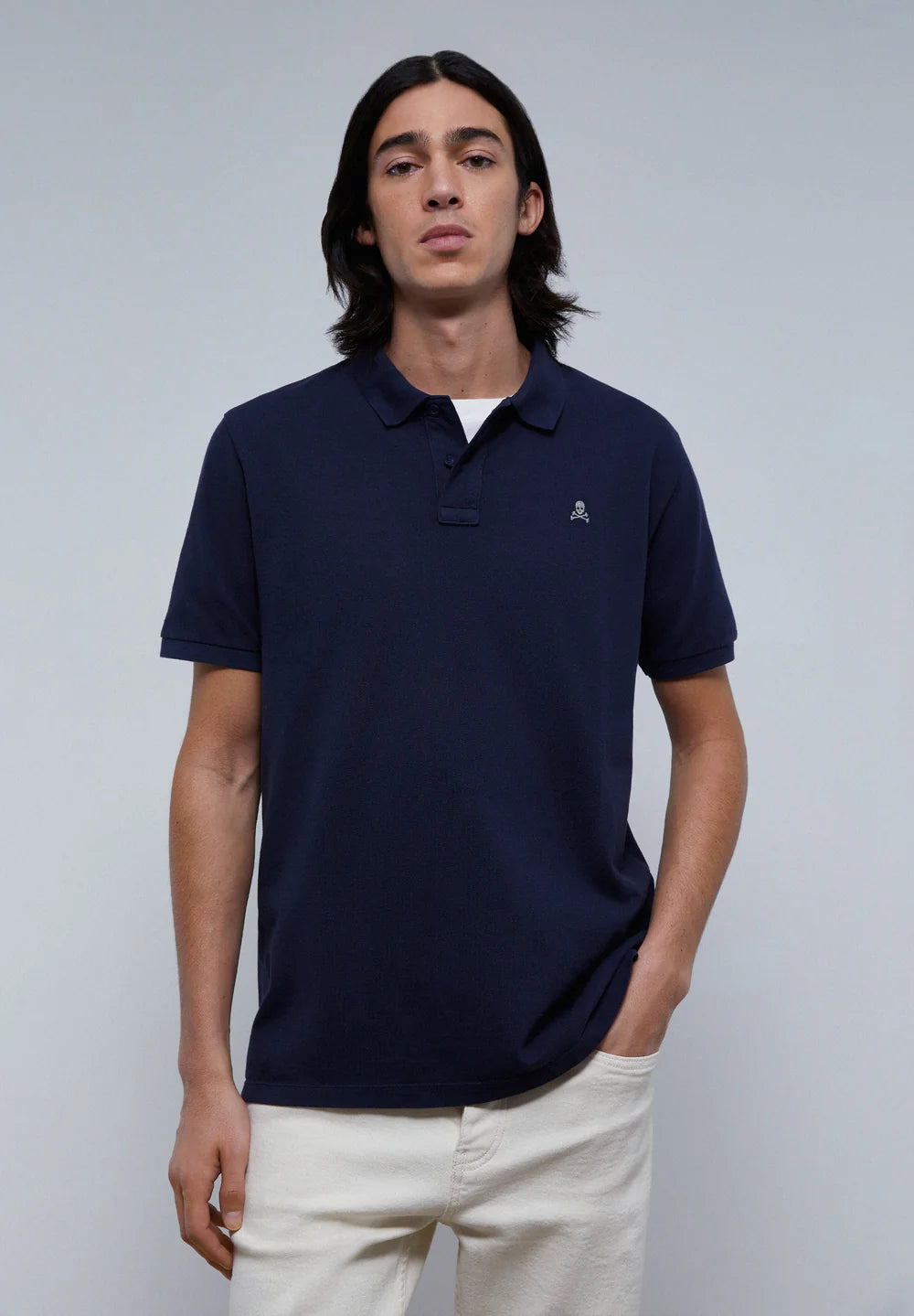 Camiseta Polo Básico Calavera
