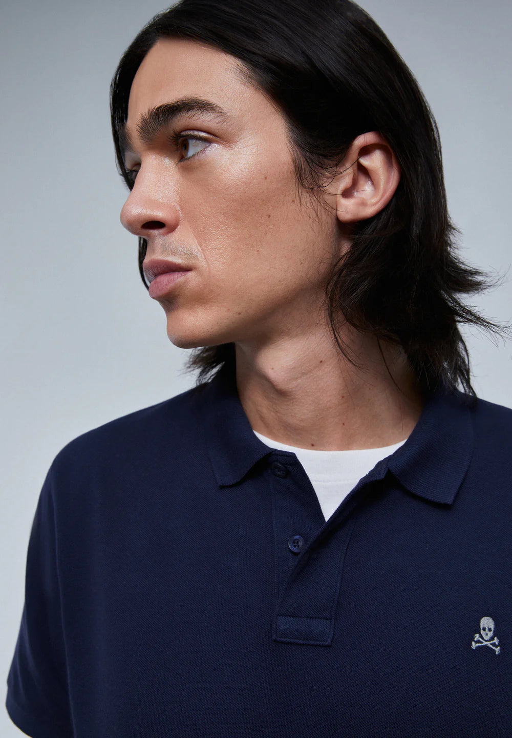 Camiseta Polo Básico Calavera