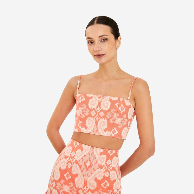 Top Bustier Orangers