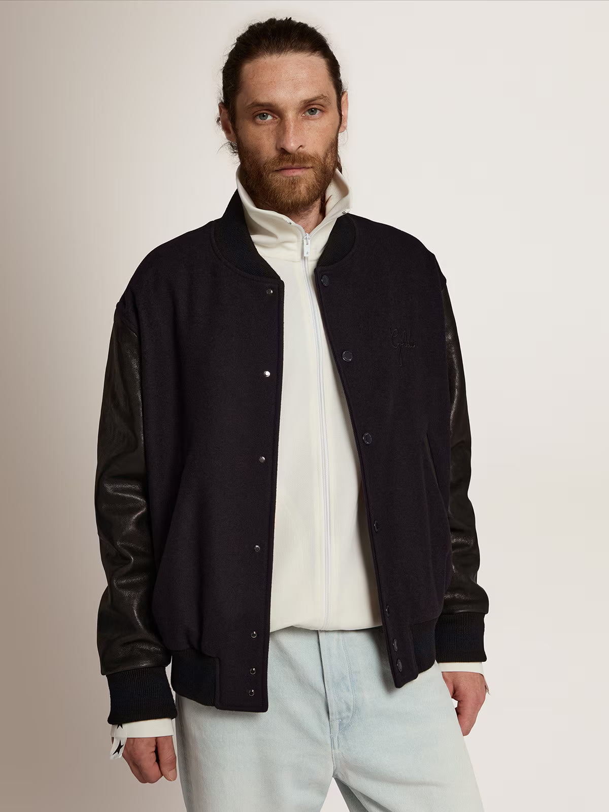 Chaqueta Bomber Compact Cloth Wool