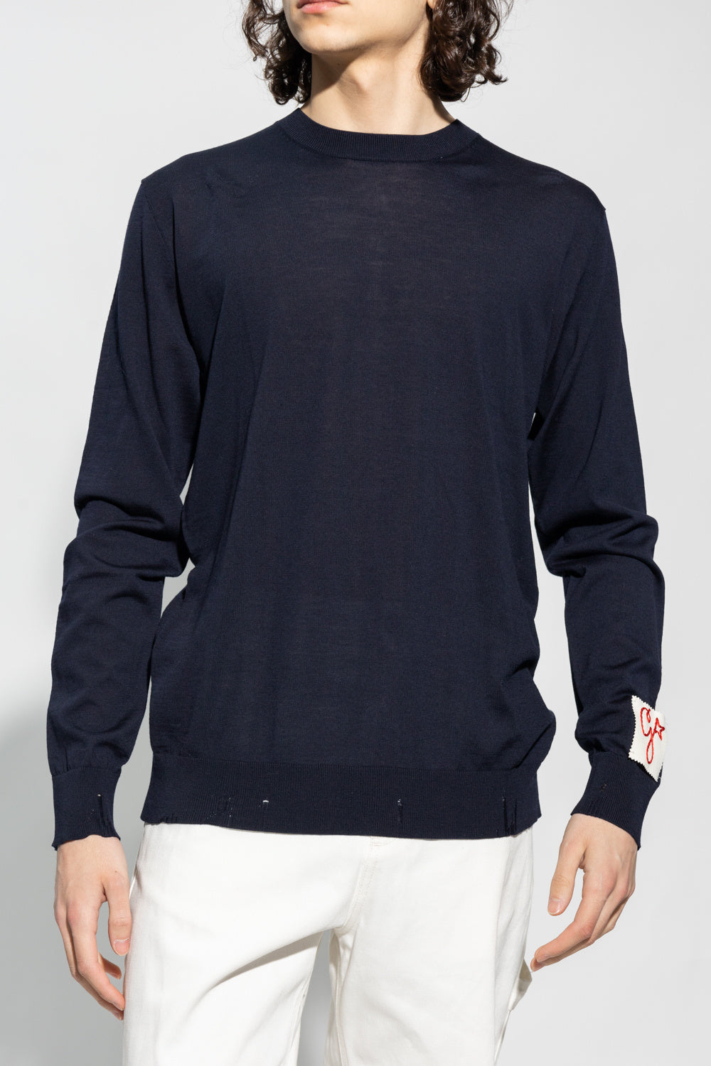 Jersey Golden Knit Crew Neck Light Wool