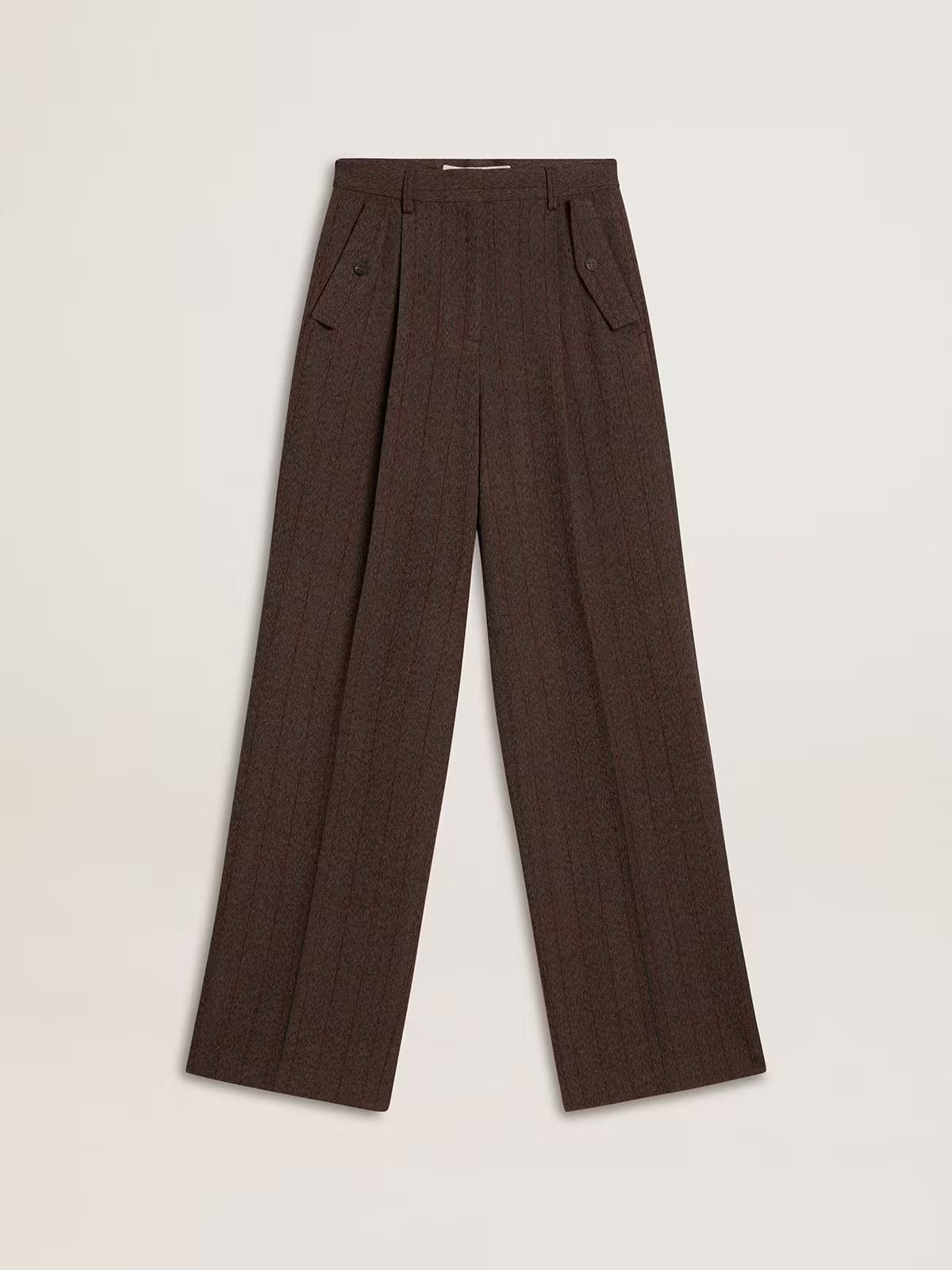 Pantalon Wide Leg Naomi Pinstripe
