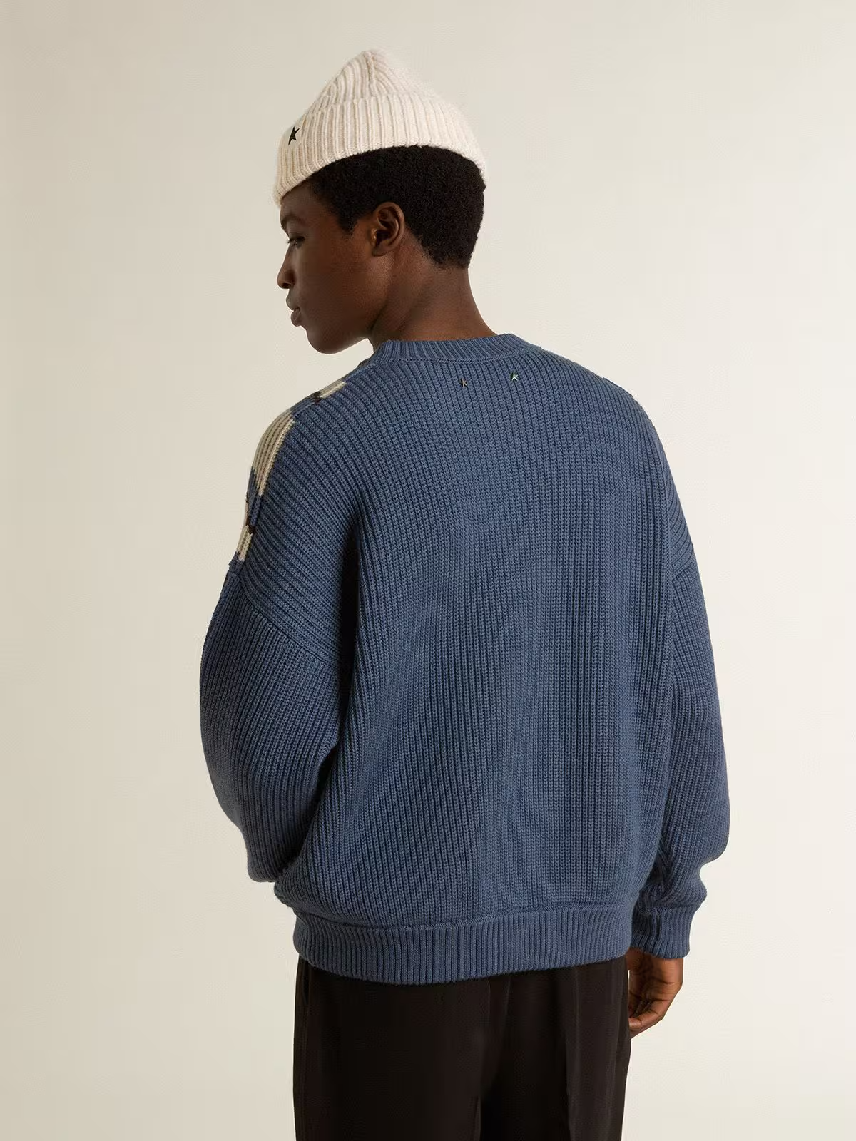 Sweater Journey Boxy Crewneck Knit Jacquard