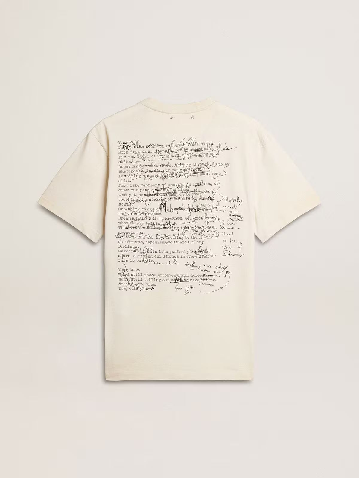 T-Shirt Journey Vintage With Printgauze