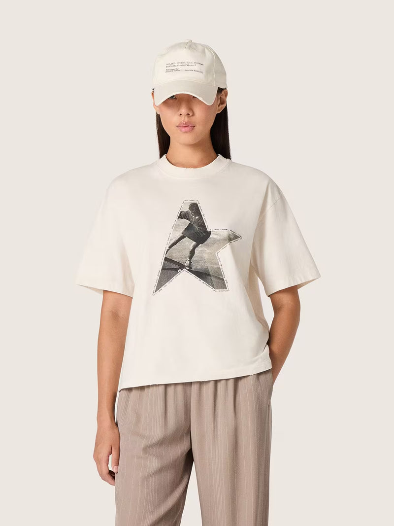 T-Shirt Journey Boxy With Print Mujer