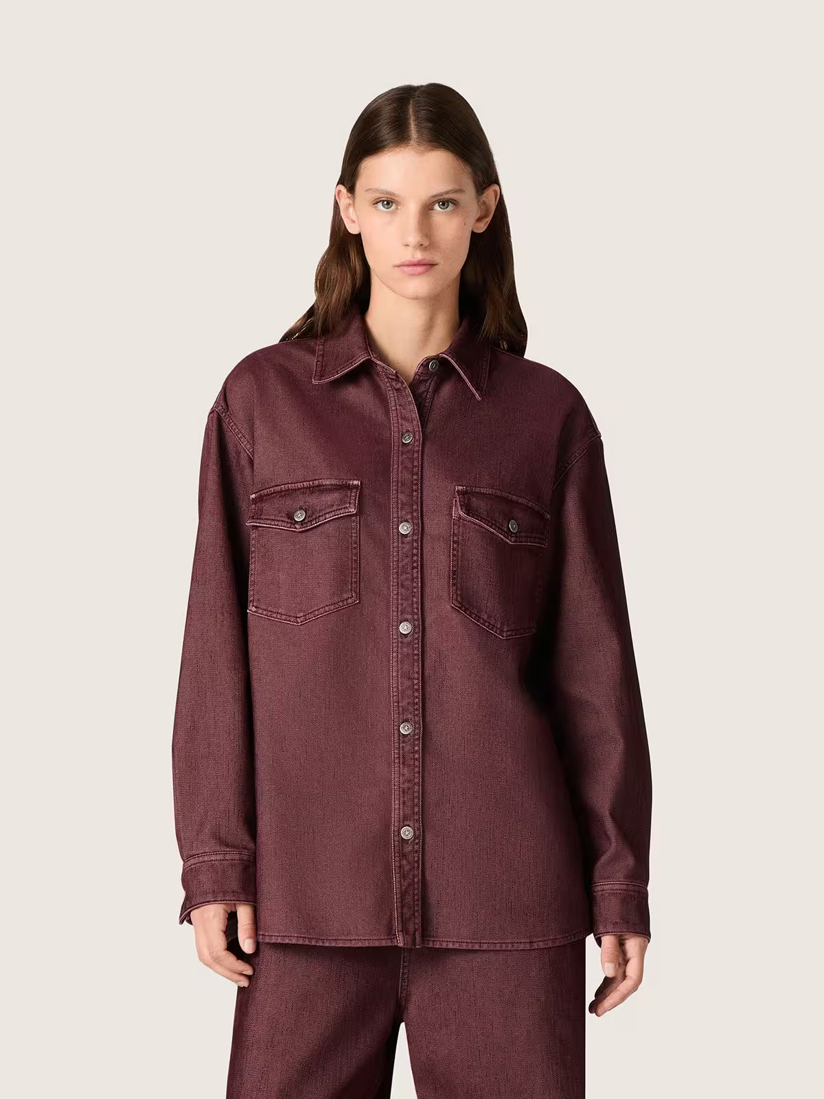 Camisa Journey Patty Over Denim Floched Mujer