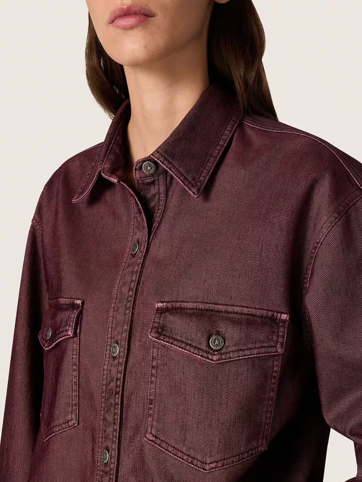 Camisa Journey Patty Over Denim Floched Mujer