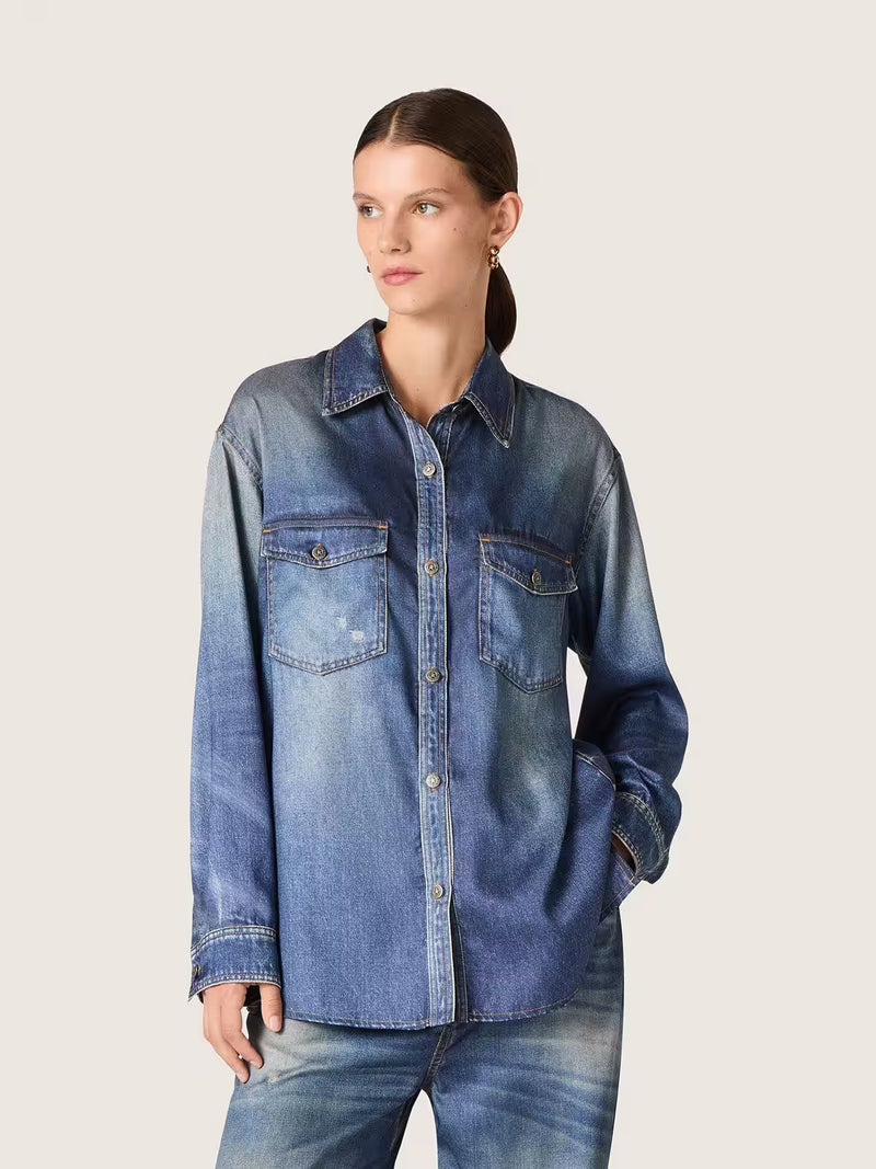 Camisa Journey Patty Over Archive Mujer