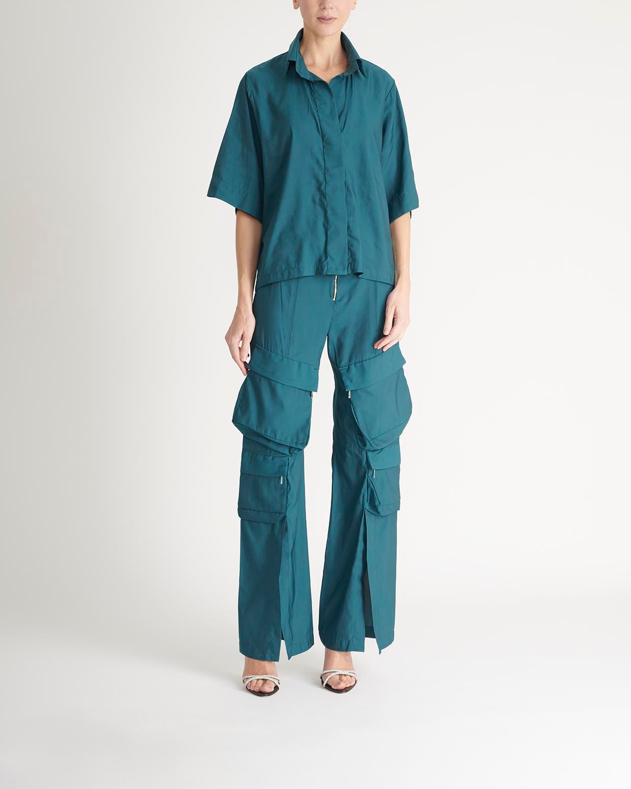 Pantalón Panda Nylon Teal