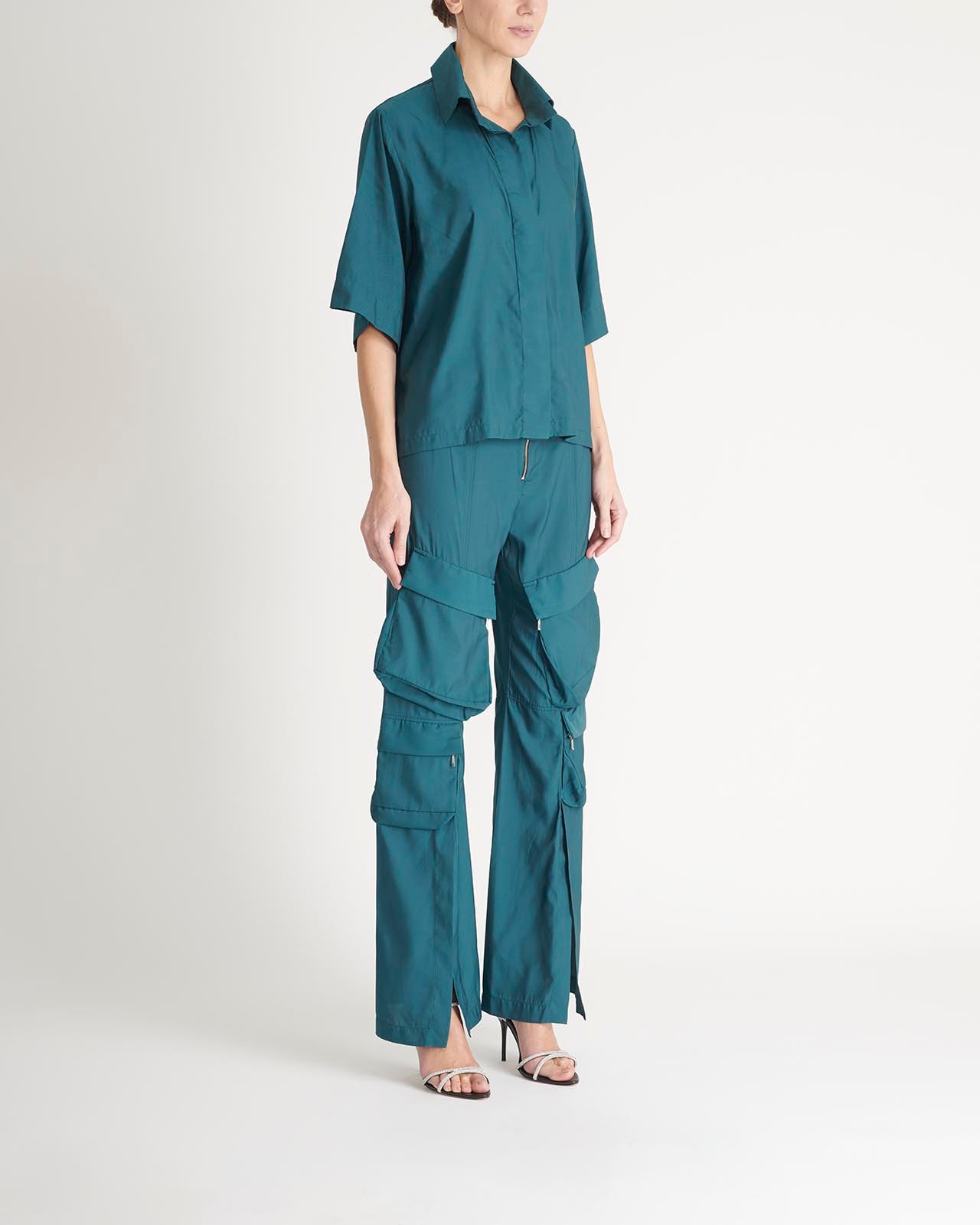 Pantalón Panda Nylon Teal