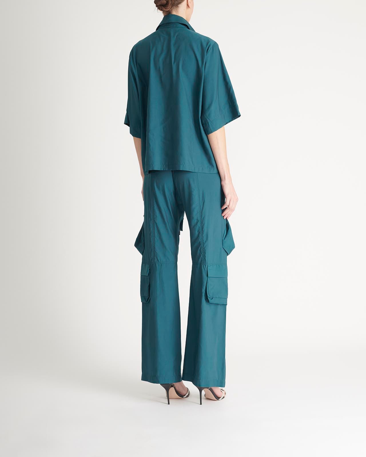 Pantalón Panda Nylon Teal