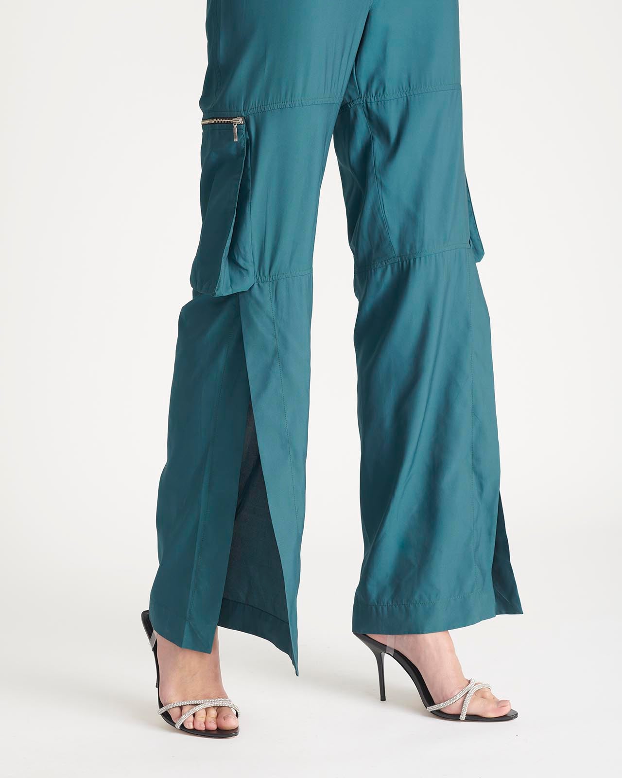 Pantalón Panda Nylon Teal