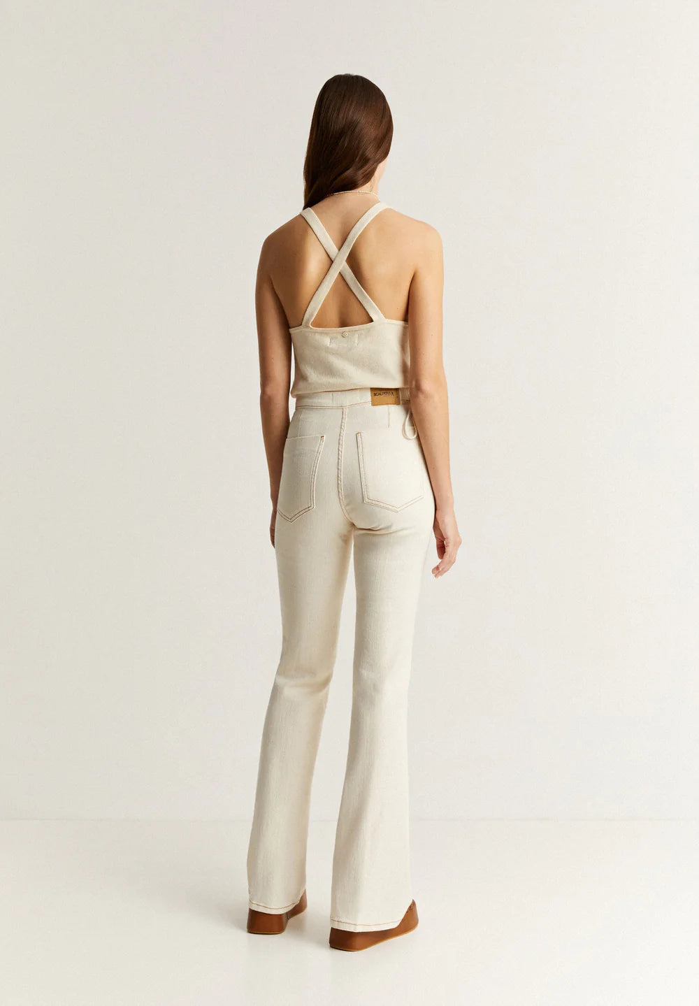 Pantalon Lace Up Denim