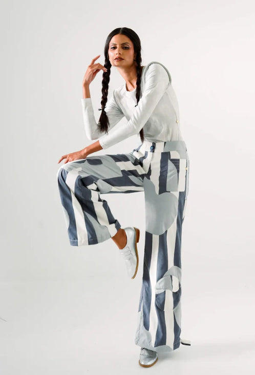Pantalon Acrobat Stripe Trapezoida