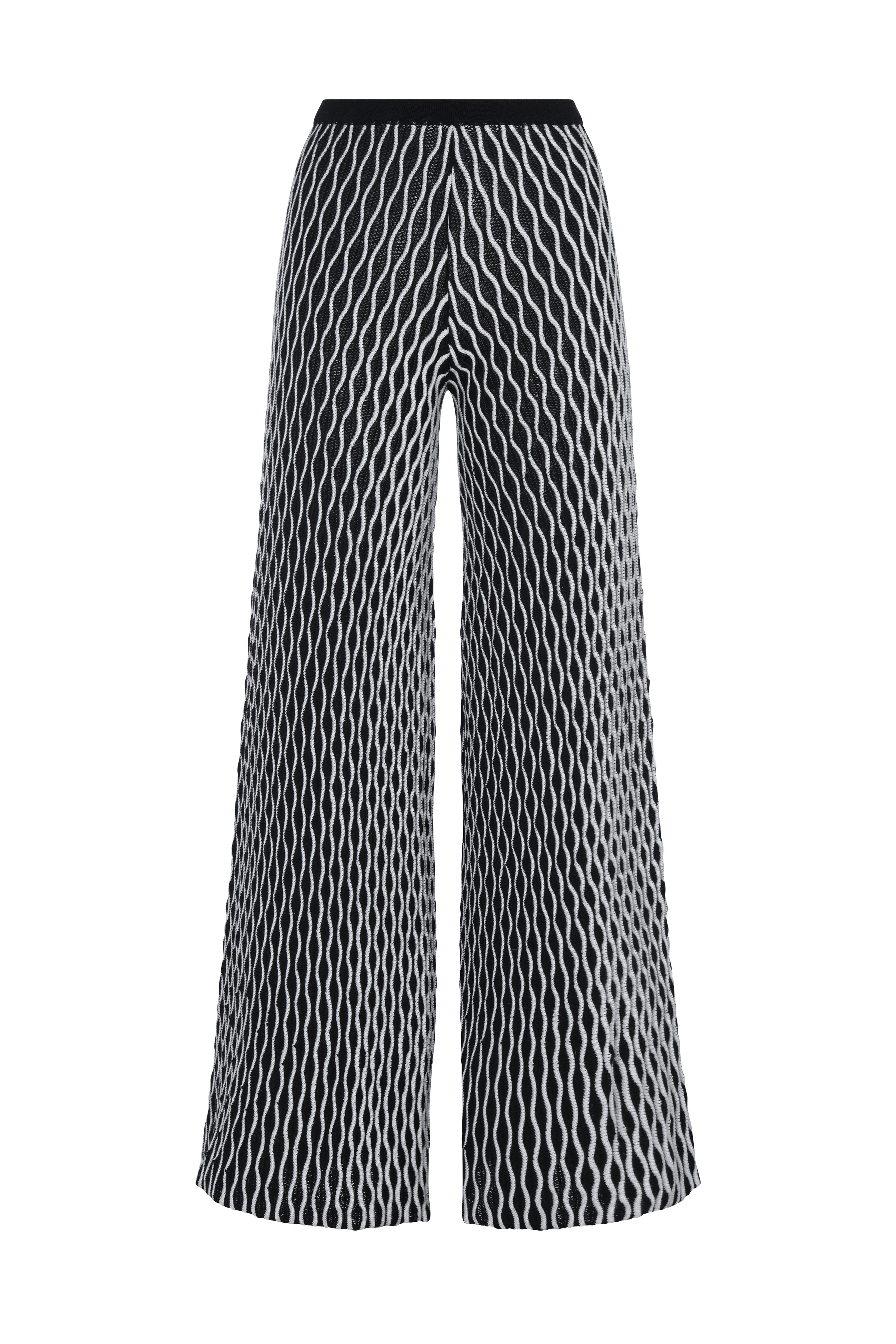 Pantalon Swell Negro Y Blanco
