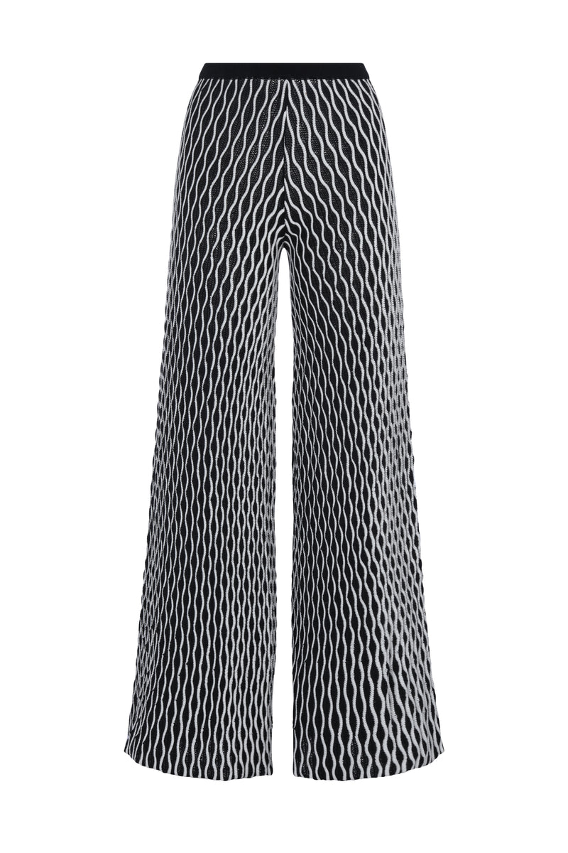 Pantalon Swell Negro Y Blanco