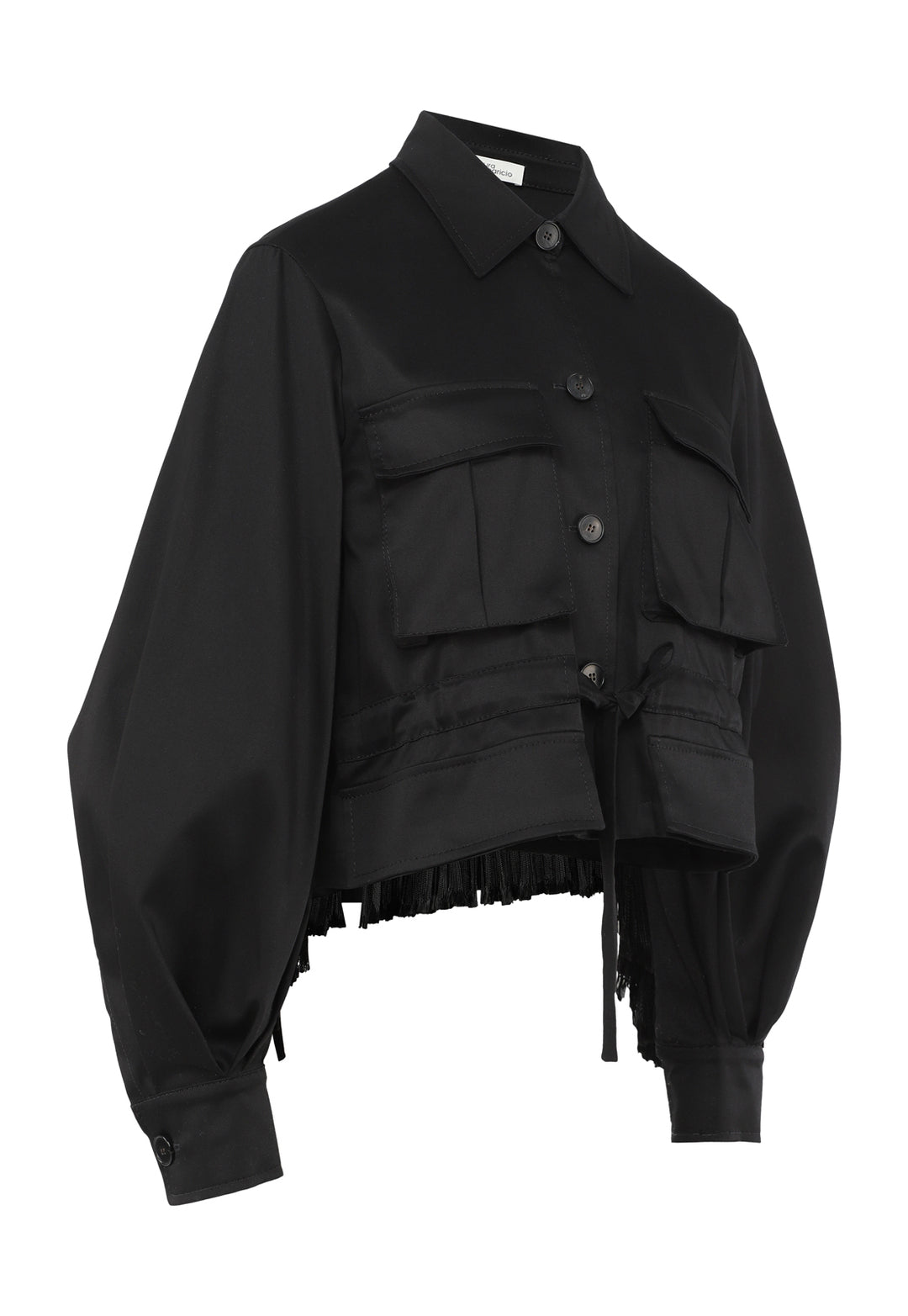 Macrame Sahariana Jacket Black