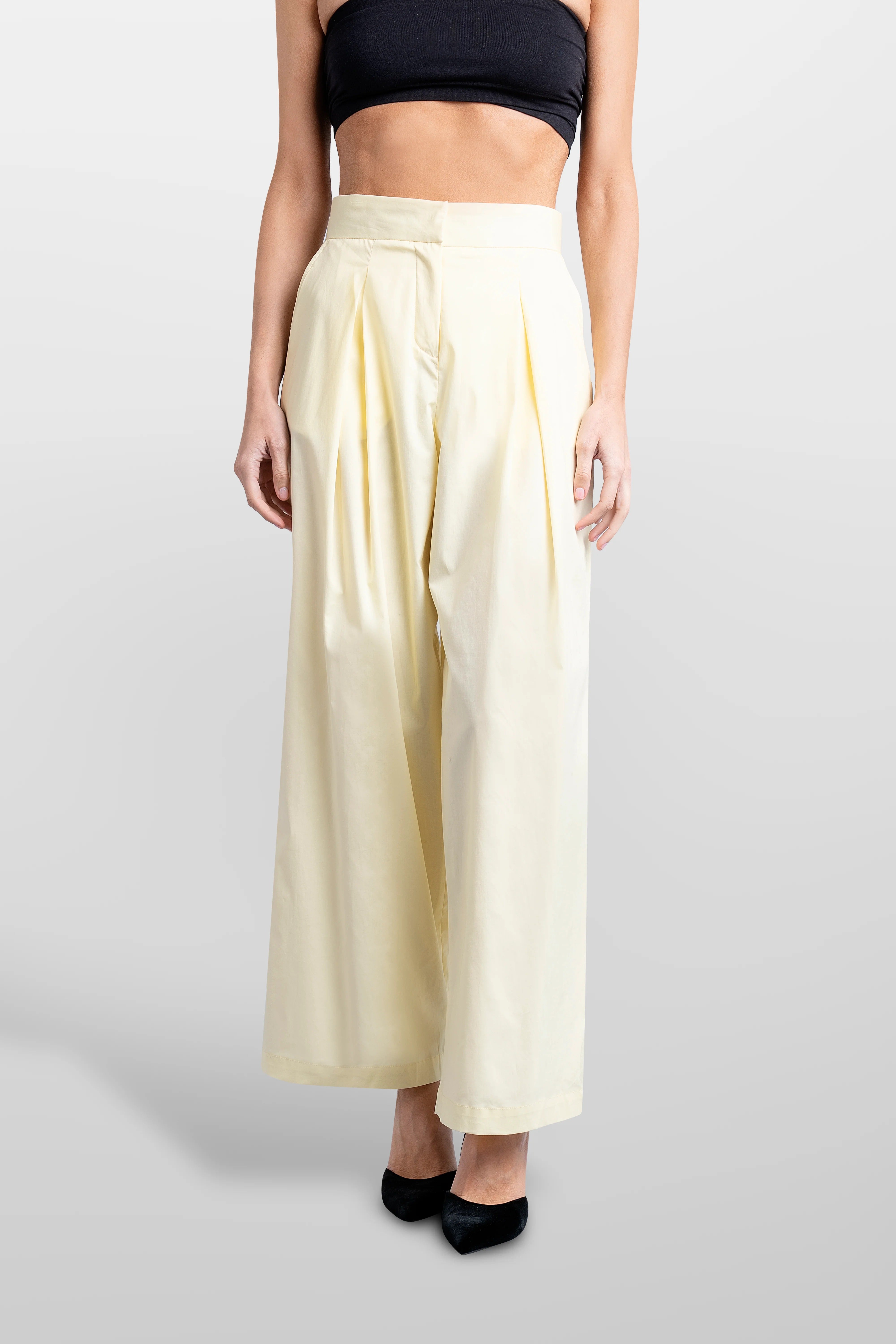 Poplin Noa Pants Yellow