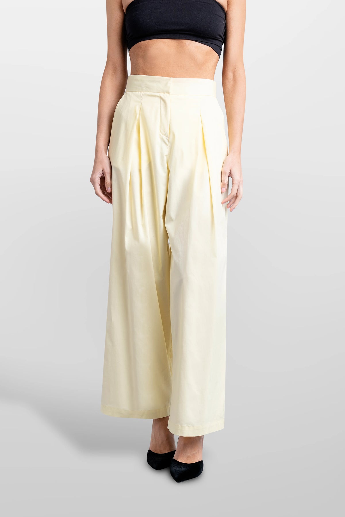 Poplin Noa Pants Yellow