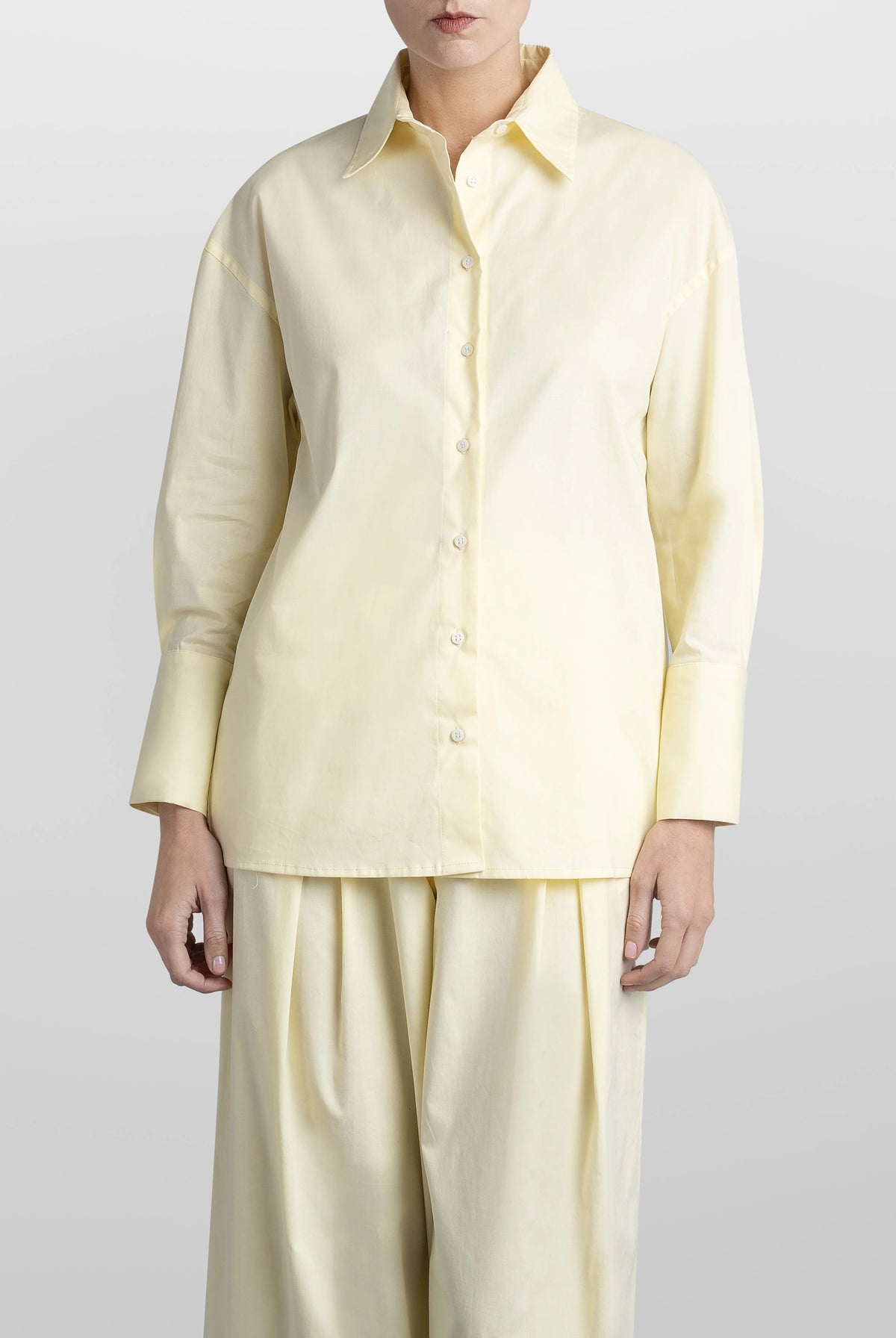 Poplin Livia Shirt Yellow