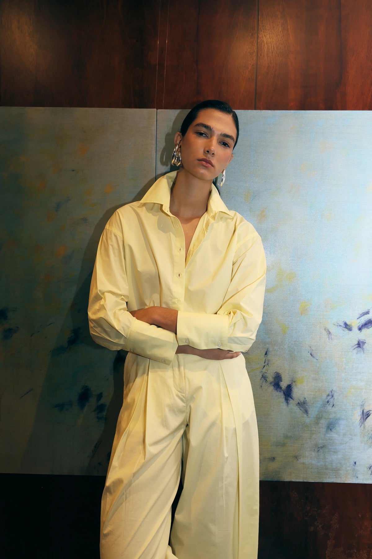 Poplin Livia Shirt Yellow