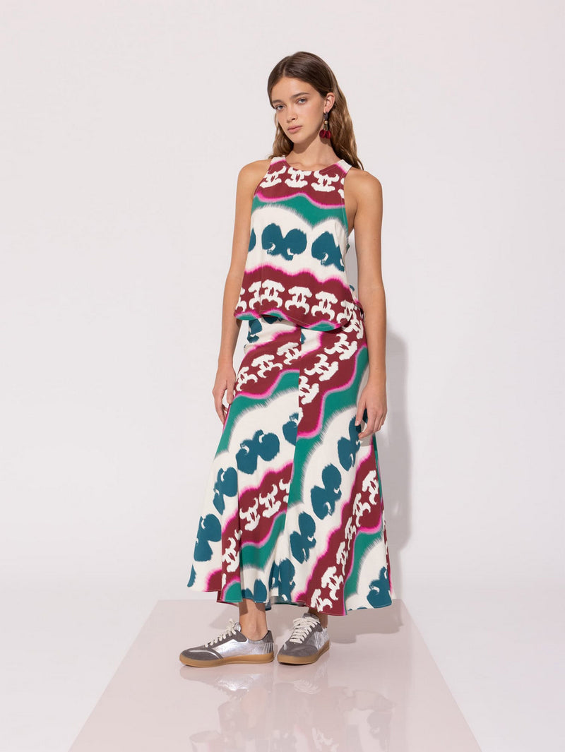 Maxi Falda Alba