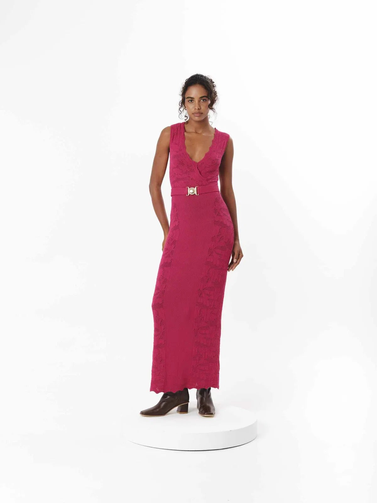 Maxi Vestido Prudence Raspberry