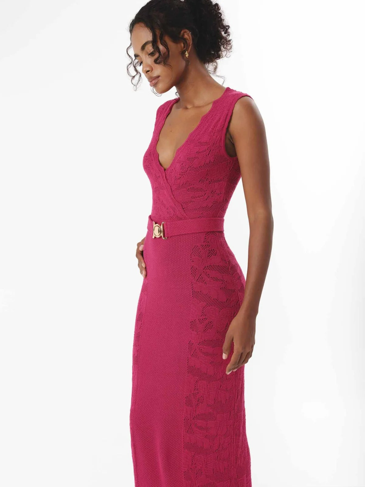 Maxi Vestido Prudence Raspberry