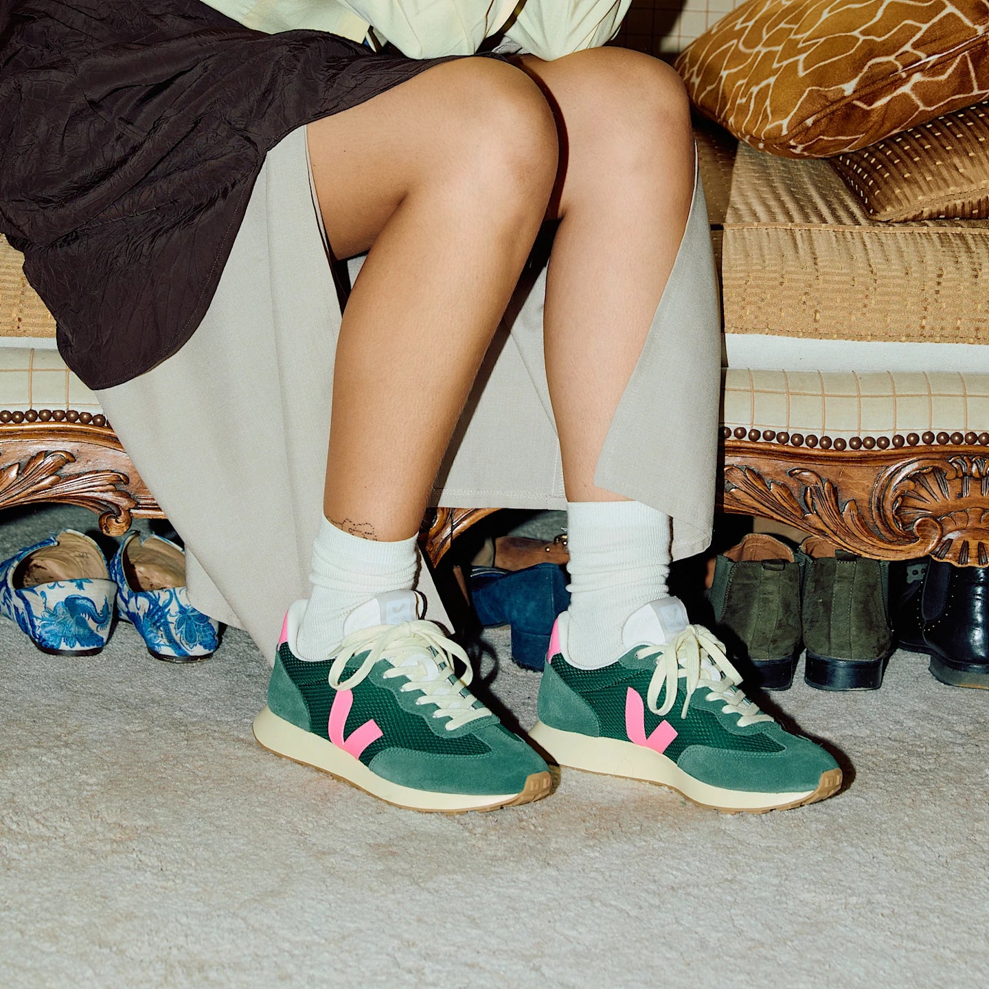 Zapatillas Veja De Mujer Rio Branco Ii Alveomesh Poker Sari